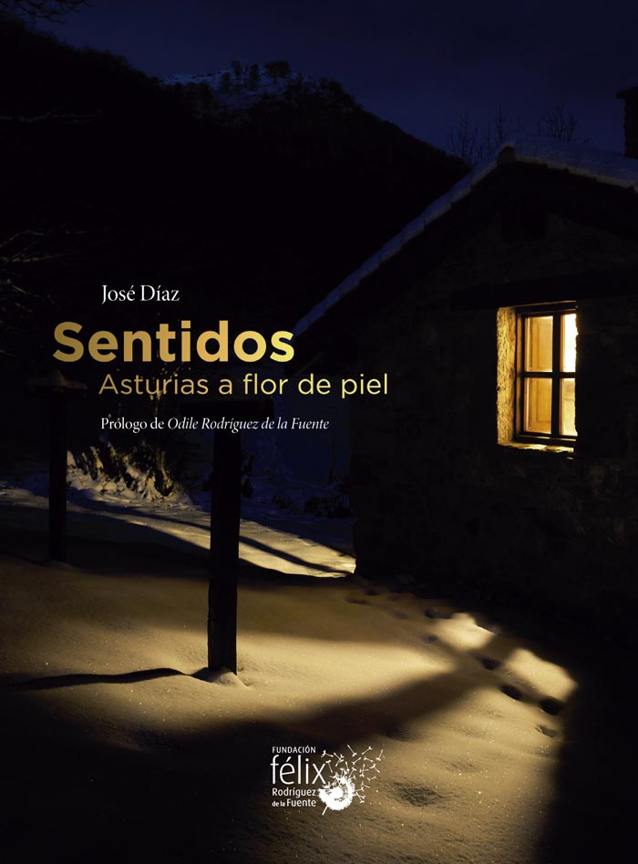 Portada del libro Sentidos, Asturias a Flor de Piel